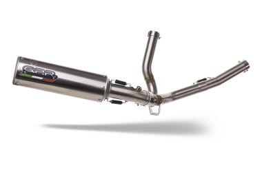 Exhaust compatible with Suzuki SV650 SV650S 1999-2002, M3 Inox , Mid-Full system exhaust including removable db killer 