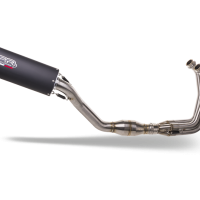 Exhaust compatible with Yamaha Tracer 9 2021-2024, Furore Nero, Full system exhaust, including removable db killer 