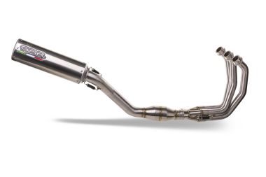Exhaust compatible with Yamaha XSR900 2022-2024, M3 Inox , Full system exhaust, including removable db killer 