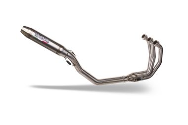 Exhaust compatible with Triumph Tiger Sport 660 2022-2024, Deeptone Inox, Full system exhaust, including removable db killer 