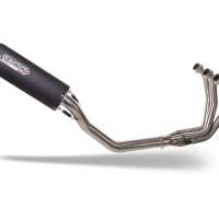 Exhaust compatible with Yamaha XSR900 2022-2024, Furore Evo4 Nero, Full system exhaust, including removable db killer 