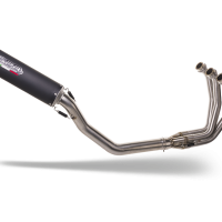 Exhaust compatible with Yamaha XSR900 2022-2024, M3 Black Titanium, Full system exhaust, including removable db killer 