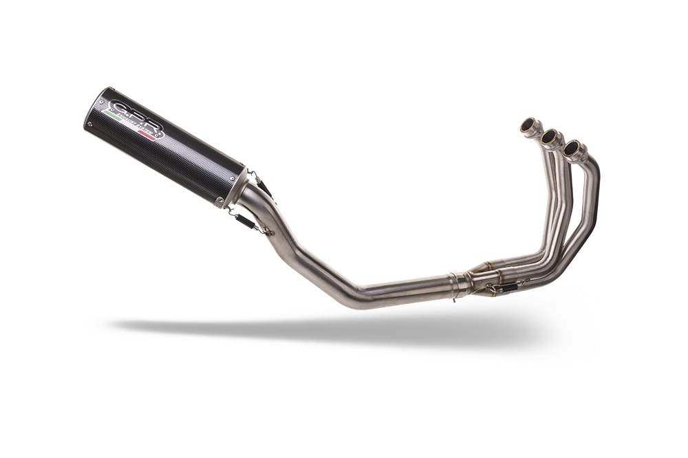 Exhaust compatible with Triumph Trident 660 2021-2024, M3 Poppy , Full system exhaust, including removable db killer 