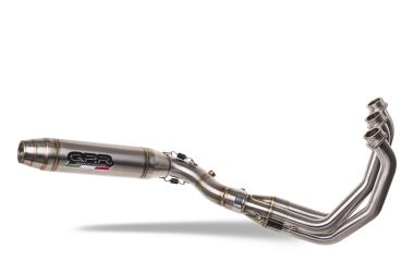 Exhaust compatible with Triumph Tiger Sport 660 2022-2024, Deeptone Inox, Full system exhaust, including removable db killer 