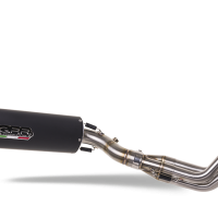 Exhaust compatible with Yamaha XSR900 2016-2021, Furore Evo4 Nero, Full system exhaust, including removable db killer 