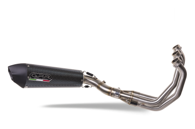 Exhaust compatible with Yamaha FJ-09 2021-2024, Gpe Ann. Poppy, Full system exhaust, including removable db killer 