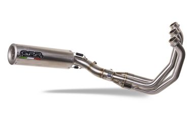 Exhaust compatible with Triumph Trident 660 2021-2024, M3 Inox , Full system exhaust, including removable db killer 