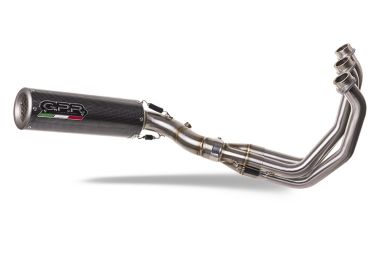 Exhaust compatible with Triumph Tiger Sport 660 2022-2024, M3 Poppy , Full system exhaust, including removable db killer 