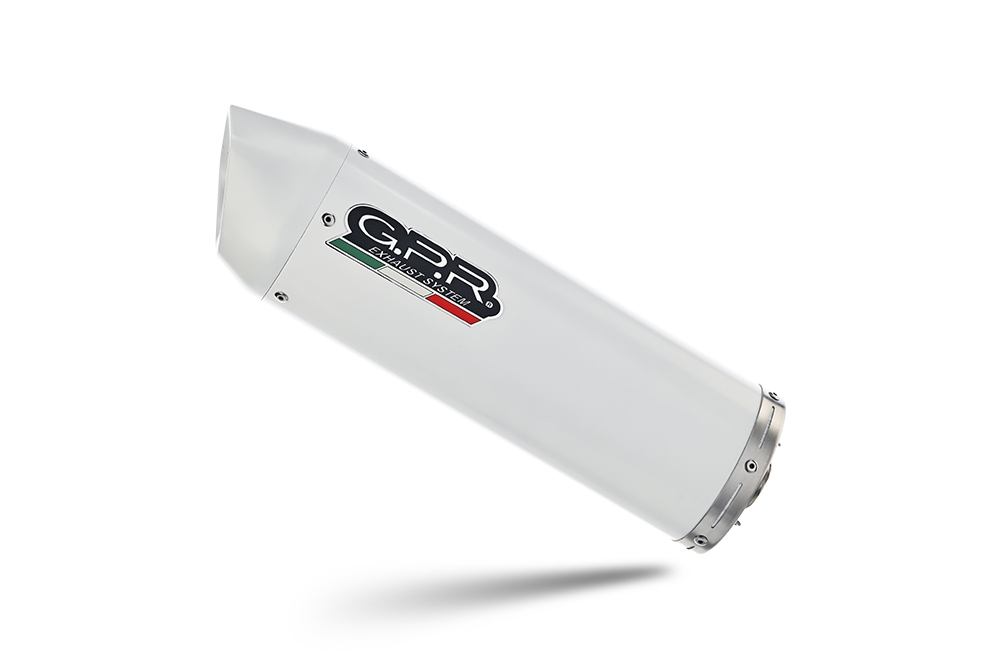 Exhaust compatible with Zontes Zt 125 G1 - U - U1 - Z2 2020-2024, Albus Ceramic, Full system exhaust, including removable db killer 