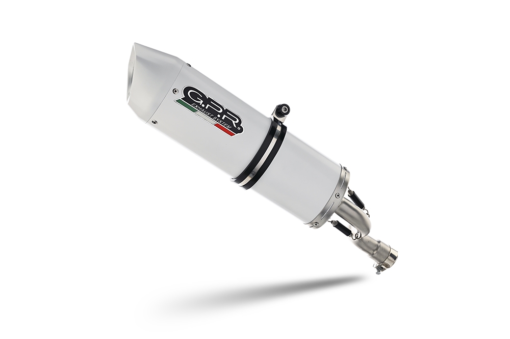 Exhaust compatible with Zontes Zt 125 G1 - U - U1 - Z2 2020-2024, Albus Ceramic, Full system exhaust, including removable db killer 