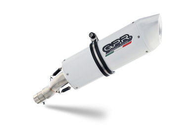 Exhaust compatible with Bmw F800R 2017-2019, Albus Evo4, Slip-on exhaust including removable db killer and link pipe 