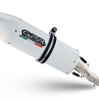 Exhaust compatible with Yamaha WR250X/R 2007-2019, Albus Ceramic, Slip-on exhaust including removable db killer and link pipe, EPA-compliant 