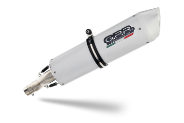 Exhaust compatible with Bmw F700GS 2016-2018, Albus Evo4, Slip-on exhaust including removable db killer and link pipe 