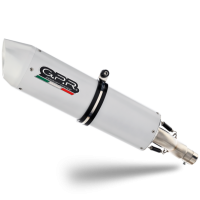 Exhaust compatible with Ducati Monster 821 2017-2021, Albus Ceramic, Slip-on exhaust including link pipe and removable db killer 
