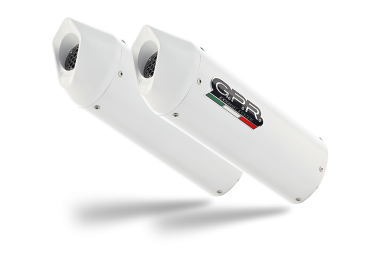 Exhaust compatible with Suzuki Hayabusa GSX1300R 2017-2020, Albus Evo4, Dual slip-on including removable db killers and link pipes 