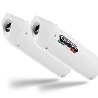 Exhaust compatible with Yamaha YZF 1000 R1 2007-2008, Albus Ceramic, Dual slip-on including removable db killers and link pipes, EPA-compliant 