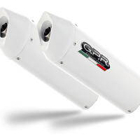 Exhaust compatible with Kawasaki ZX-14R 2023-2024, Albus Ceramic, Dual slip-on including removable db killers and link pipes 