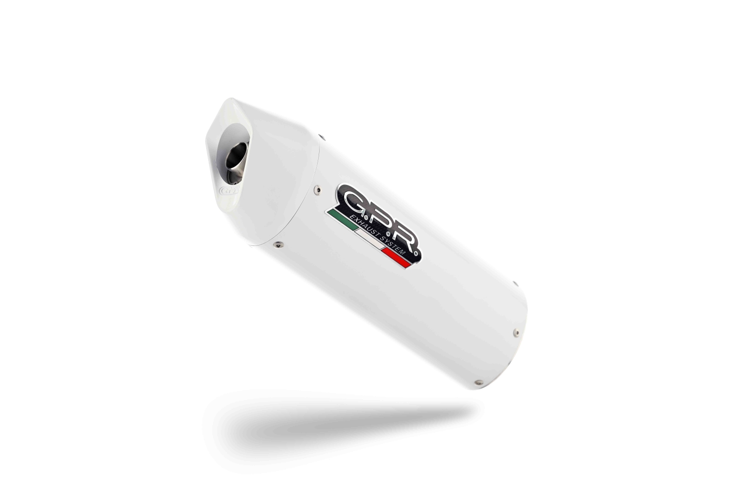 Exhaust compatible with Fantic Motor XMF Motard 125 Competition/Performance 2025-2026, Albus Ceramic, Slip-on exhaust including link pipe and removable db killer 