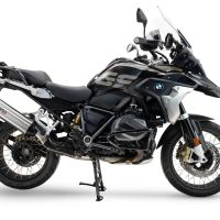 Exhaust compatible with Bmw R1250GS - Adventure 2019-2020, Furore-X Titanio, Slip-on exhaust including removable db killer and link pipe, not EPA-compliant 