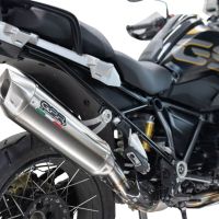 GPR exhaust compatible with  Honda Crf 1100 L Africa Twin Adventure Sport 2020-2025, Furore-X Acciaio Inox, Slip-on exhaust including removable db killer and link pipe 