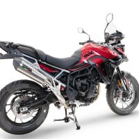 Exhaust compatible with Triumph Tiger 900 GT / Pro / Rally Pro 2024-2025, GP Evo4 Titanium, Slip-on exhaust including removable db killer and link pipe 