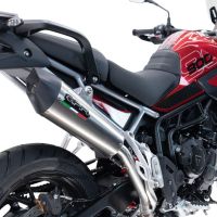 Exhaust compatible with Triumph Tiger 900 GT / Pro / Rally Pro 2024-2025, GP Evo4 Titanium, Slip-on exhaust including removable db killer and link pipe 