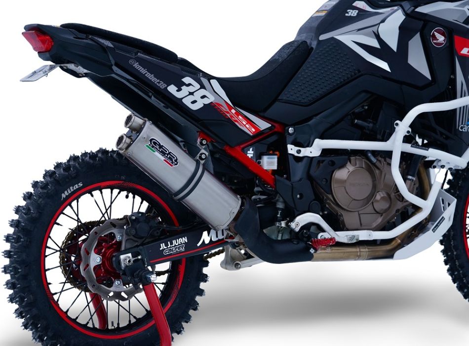 Exhaust compatible with Honda CRF1100L Africa Twin 2020-2025 Exhaust compatible with Honda CRF1100L Africa Twin 2020-2025