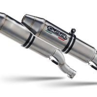 Exhaust compatible with Kawasaki KFX700 2004-2011, Deeptone Atv, Full system exhaust including dual silencers and removable db killers 