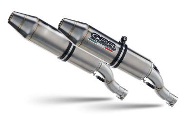 Exhaust compatible with Kawasaki KFX700 2004-2011, Deeptone Atv, Full system exhaust including dual silencers and removable db killers 