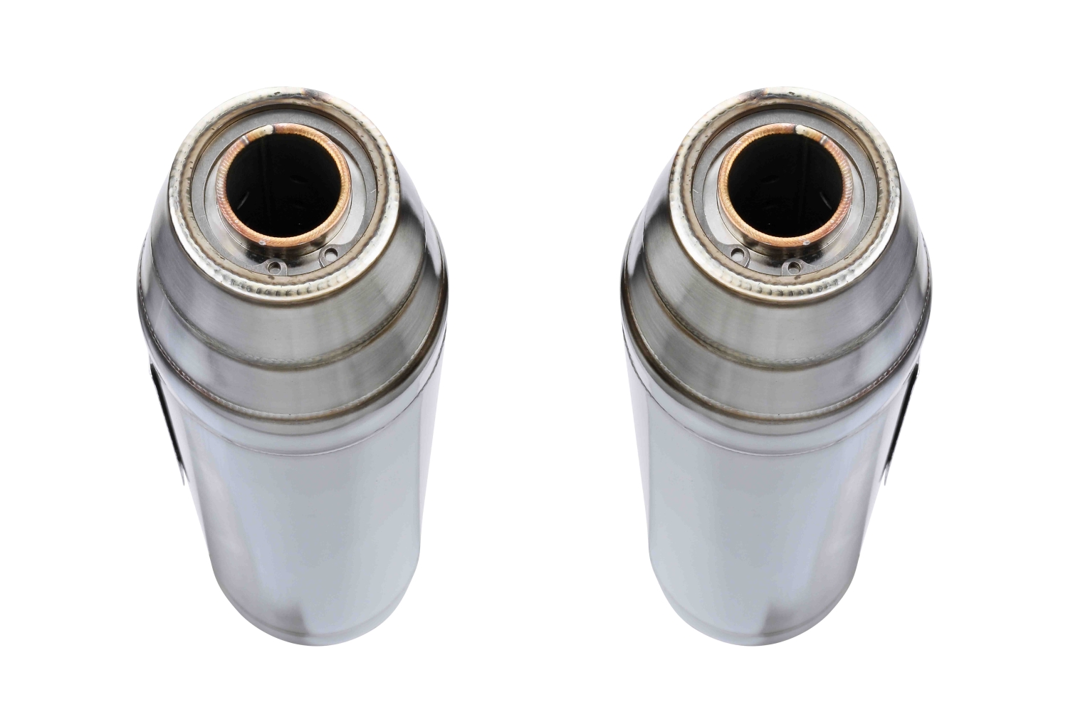 Exhaust compatible with Ducati 749 2003-2007, Deeptone Inox, Dual slip-on including removable db killers and link pipes, EPA-compliant 