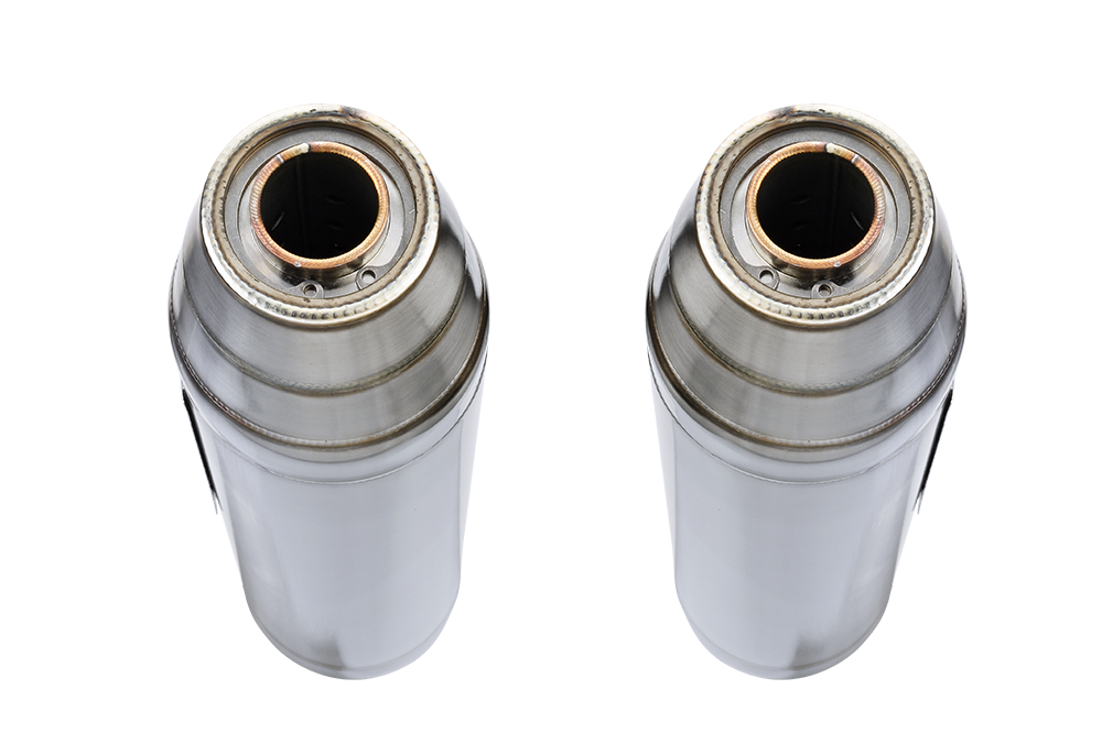 Exhaust compatible with Yamaha YZF 1000 R1 2004-2006, Deeptone Inox, Dual slip-on including removable db killers and link pipes 