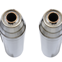 Exhaust compatible with Yamaha YZF 1000 R1 2004-2006, Deeptone Inox, Dual slip-on including removable db killers and link pipes 