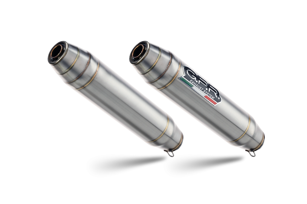 Exhaust compatible with Yamaha YZF 1000 R1 2004-2006, Deeptone Inox, Dual slip-on including removable db killers and link pipes 