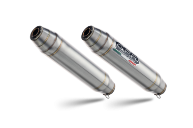 Exhaust compatible with Buell XB9 2003-2007, Deeptone Inox, Dual slip-on including removable db killers and link pipes 