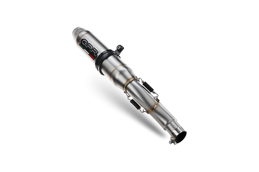 Exhaust compatible with Yamaha YZF 1000 R1 2004-2006, Deeptone Inox, Dual slip-on including removable db killers and link pipes 