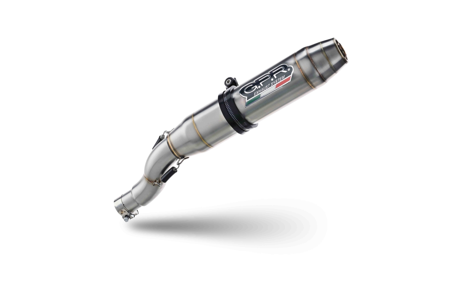 Exhaust compatible with Aprilia Dorsoduro 750 2008-2016, Deeptone Inox, Dual slip-on exhausts including link pipes 
