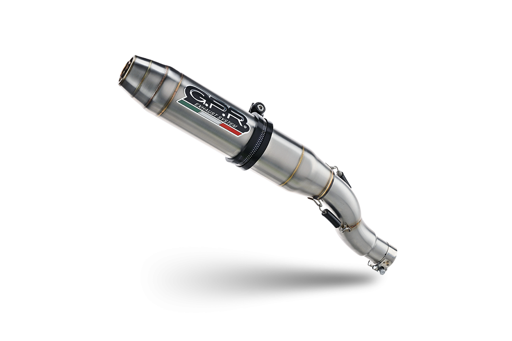 Exhaust compatible with Yamaha YZF 1000 R1 2004-2006, Deeptone Inox, Dual slip-on including removable db killers and link pipes 