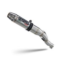 Exhaust compatible with Zontes Zt 310 2018-2020, Deeptone Inox, Full system exhaust, including removable db killer 
