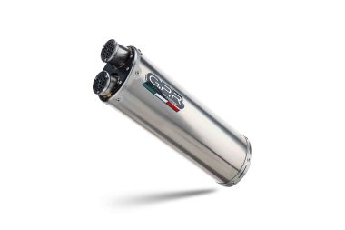 Exhaust compatible with Triumph Tiger 900 GT / Pro / Rally Pro 2024-2025, Dual Inox, Slip-on exhaust including removable db killer and link pipe, not EPA-compliant 