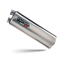 Exhaust compatible with Kove 800X 2024-2026, Dual Inox, Slip-on exhaust including removable db killer and link pipe 