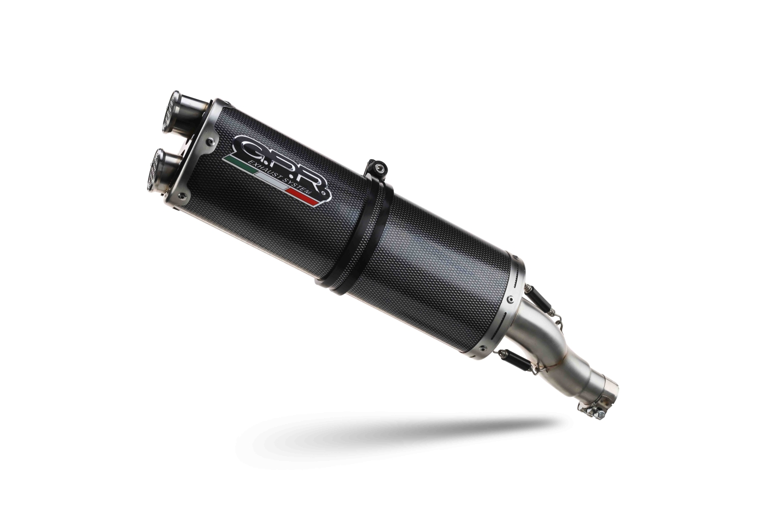 Exhaust compatible with Ktm 890 SMT 2025-2026, Dual Poppy, Slip-on exhaust including removable db killer and link pipe, EPA-compliant 