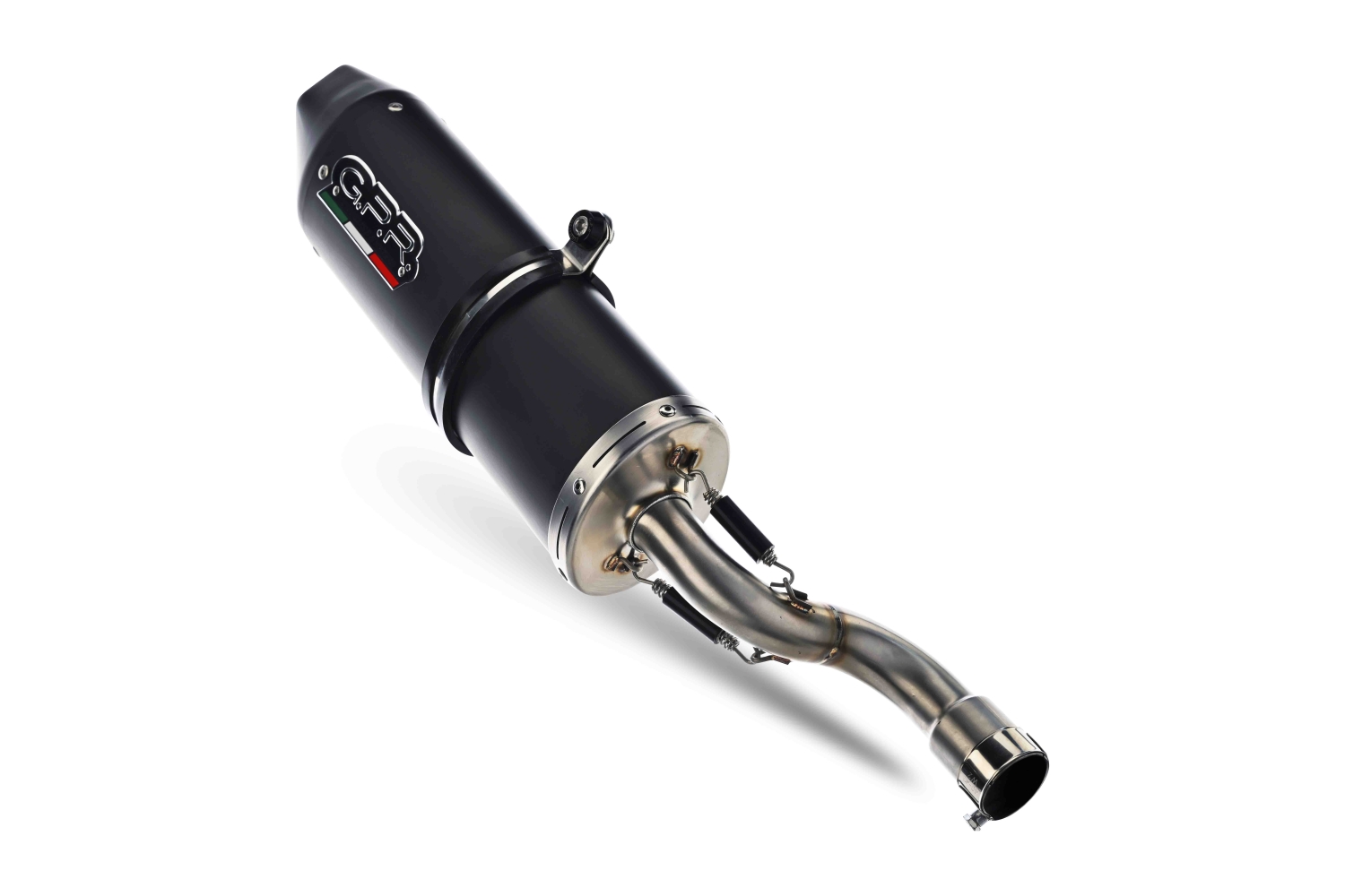 Exhaust compatible with Yamaha Mt-25 250 2018-2020, FURORE EVO4 NERO, Slip-on exhaust including removable db killer and link pipe, EPA-compliant 