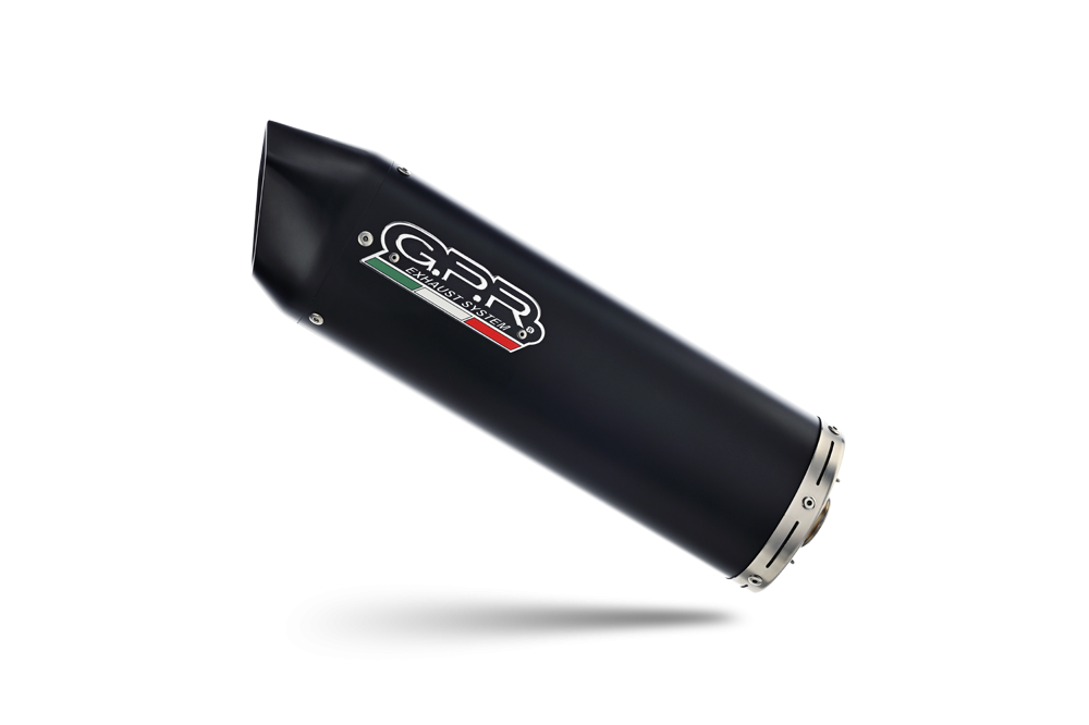 Exhaust compatible with Aprilia Sx 125 2018-2020, Furore Evo4 Nero, Slip-on exhaust including removable db killer and link pipe 