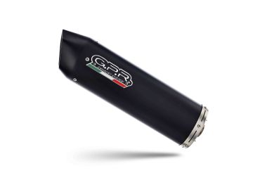 Exhaust compatible with Keeway Rkf 125 2021-2023, Furore Nero, Full system exhaust, including removable db killer 