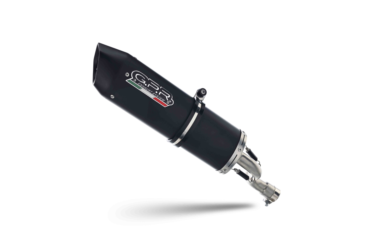 Exhaust compatible with Yamaha Mt-25 250 2018-2020, FURORE EVO4 NERO, Slip-on exhaust including removable db killer and link pipe, EPA-compliant 