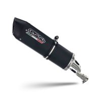 Exhaust compatible with Yamaha XT 125 R-X 2005-2012, Furore Nero, Slip-on exhaust including removable db killer and link pipe, EPA-compliant 