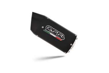 Exhaust compatible with Tuning TUNING 1980-2021, Furore Nero, Universal silencer, without link pipe 