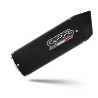 Exhaust compatible with Husqvarna Enduro 701 2021-2024, Furore Evo4 Nero, Slip-on exhaust including link pipe and removable db killer 
