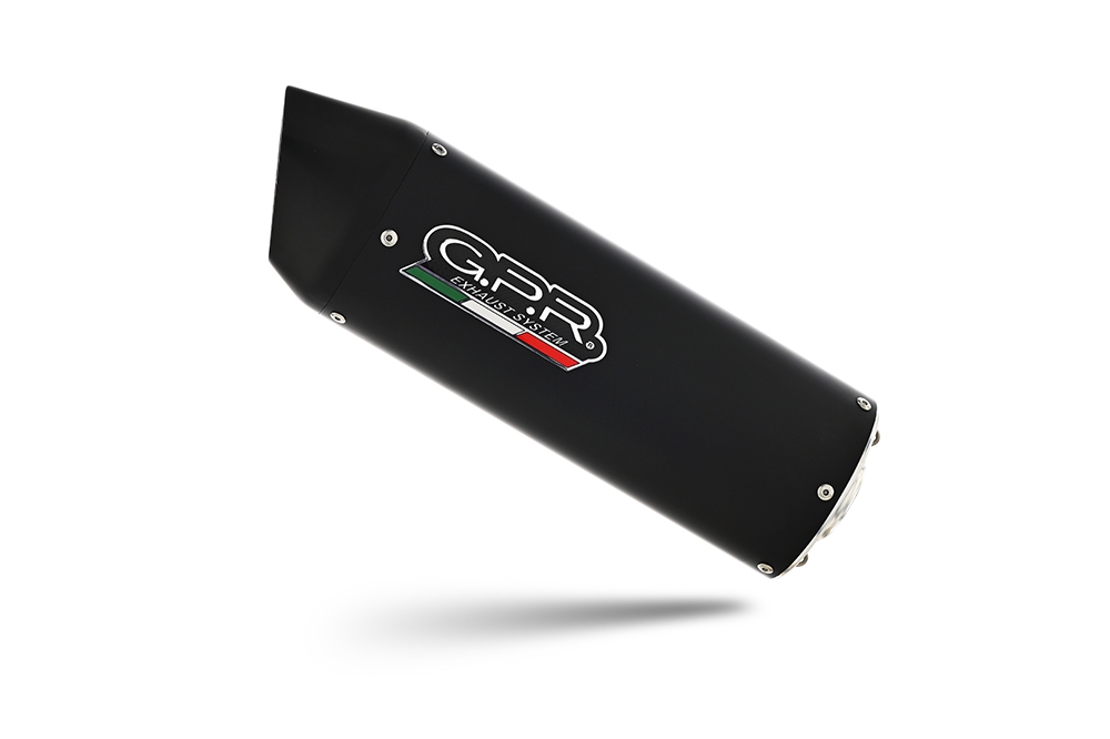 Exhaust compatible with Honda CB1000R 2021-2024, Furore Nero, Slip-on exhaust including link pipe 