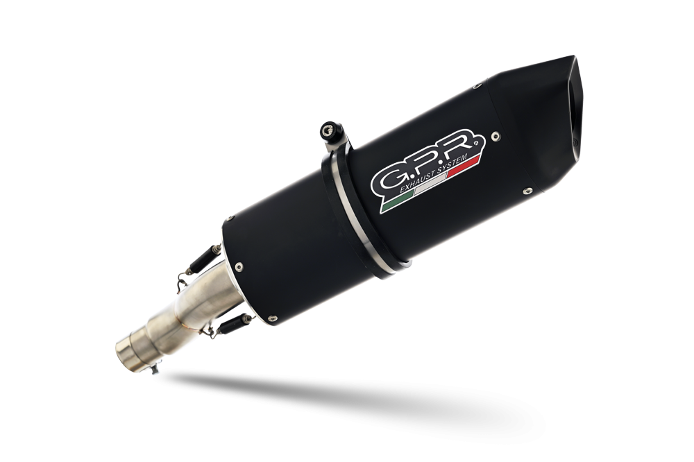 Exhaust compatible with Ktm Smc 690R 2007-2016, Furore Nero, Full system exhaust, including removable db killer 